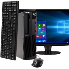 Lenovo ThinkCentre M91 Renewed Desktop Bundle